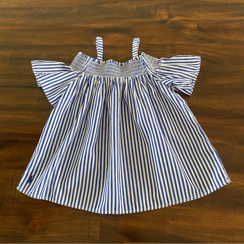 Ralph Lauren Stripes Girls Set